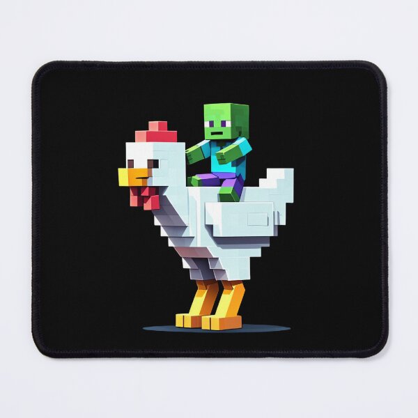Item preview, Chicken Jockey funny minecraft zombie chicken designed and sold by BrightNook.