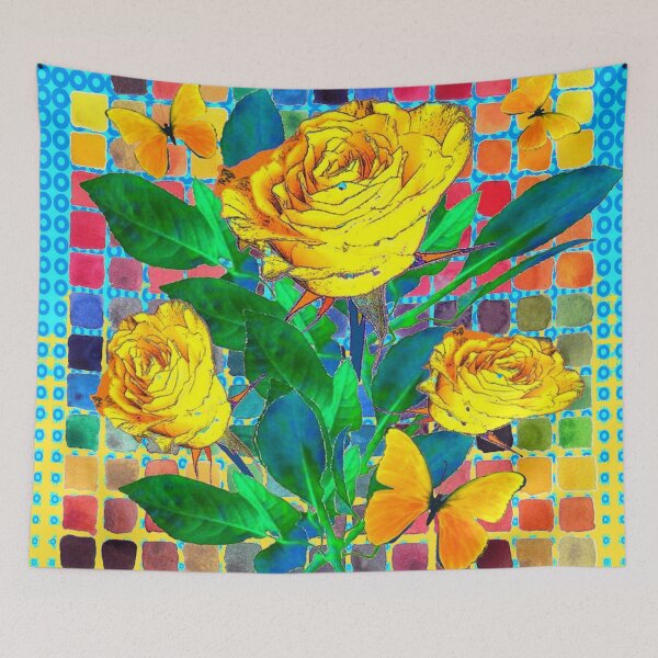Item preview, YELLOW ROSES COLOR ABSTRACT designed and sold by sharlesart.
