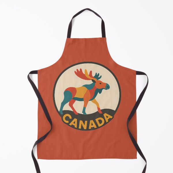 Item preview, Colourful Canadian Moose designed and sold by Orca Chuckle Studios.