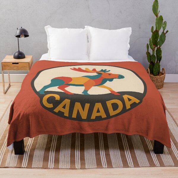 Item preview, Colourful Canadian Moose designed and sold by Orca Chuckle Studios.