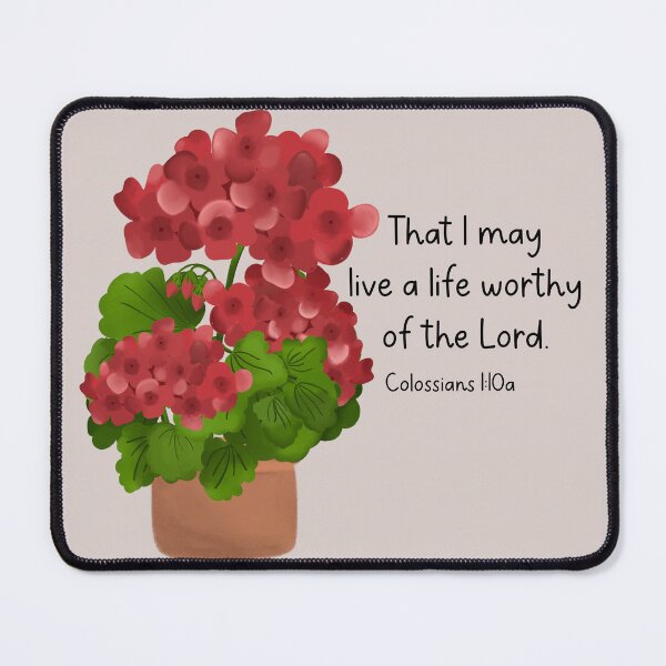 Item preview, Life Worthy - Colossians 1:10a designed and sold by Willow & Grace Designs.