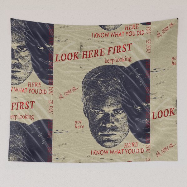 Item preview, Dark Passenger - Surreal Typography Art with Retro Vibes designed and sold by lunar-artspace.