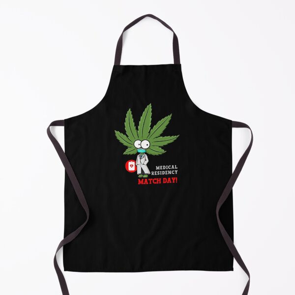 Item preview, Medical Match Day comic design with cannabis leaf and doctor figure – humorous motif for medical students designed and sold by KolbaVison.