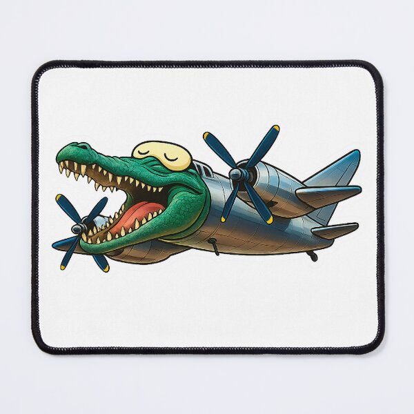 Item preview, Bombardino Cocodrillo, the crocodile plane - Italian Brainrot designed and sold by MentalCrumble.