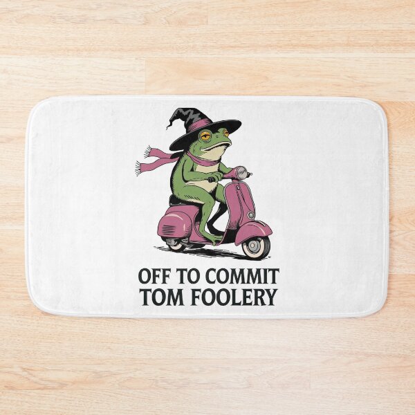 Item preview, Off to Commit Tom Foolery Frog  designed and sold by ZAIKY DREAMS.