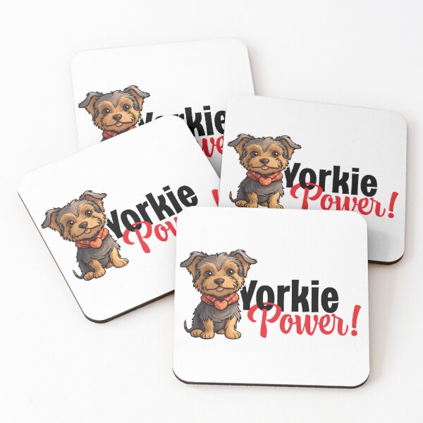Item preview, Yorkie Power! designed and sold by SquishyKitkat.