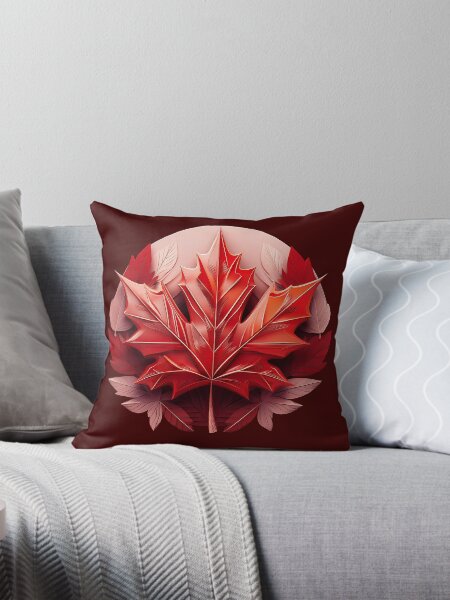 Item preview, Artistic Canadian Maple Leaf Patriotic Logo designed and sold by Green-Anchor.