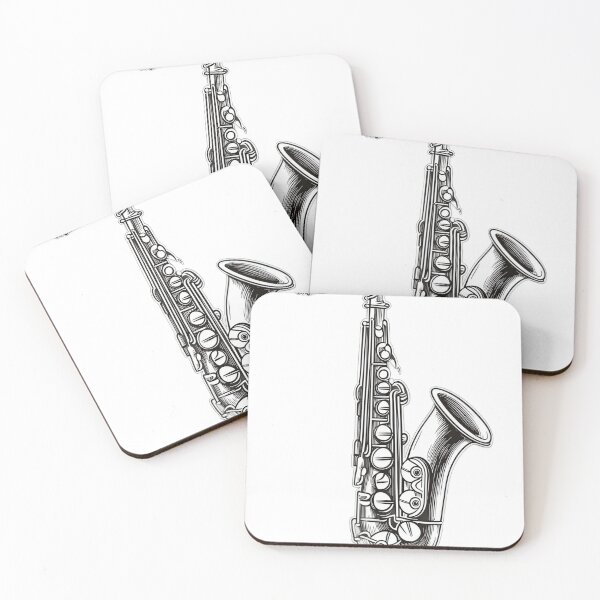 Item preview, Jazz Inspired Saxophone Design 2 designed and sold by SparroCreative.
