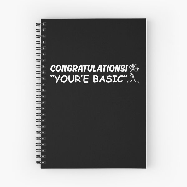 Item preview, Congratulations! You're Basic designed and sold by SarcastikTeez.