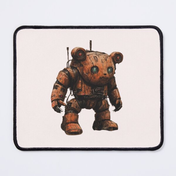 Item preview, Robot Teddy Bear – Sci-Fi Fantasy Cute Mech Creature Design designed and sold by harmzk90.