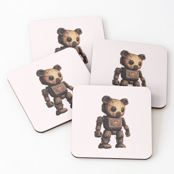 Item preview, Robot Teddy Bear – Sci-Fi Fantasy Cute Mech Creature Design designed and sold by harmzk90.