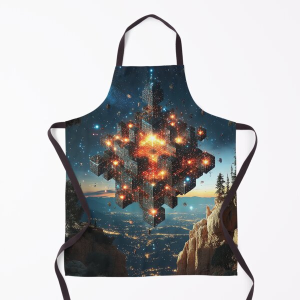 Item preview, Celestial Nexus: A Luminescent Citadel in the Cosmos designed and sold by bloorose.