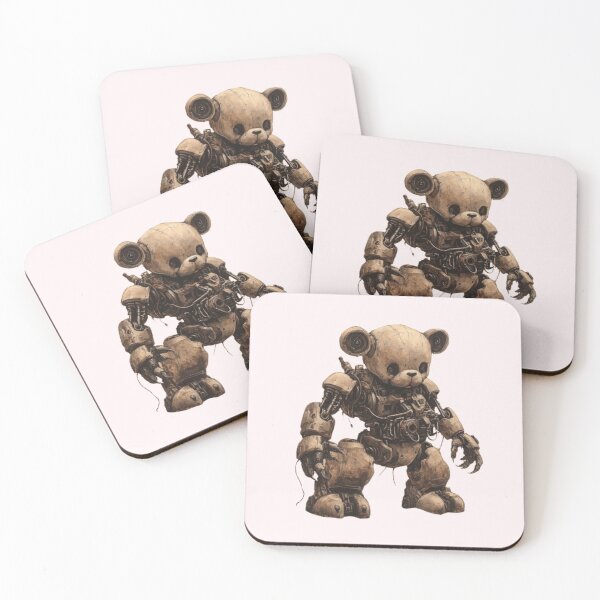 Item preview, Robot Teddy Bear – Sci-Fi Fantasy Cute Mech Creature Design designed and sold by harmzk90.