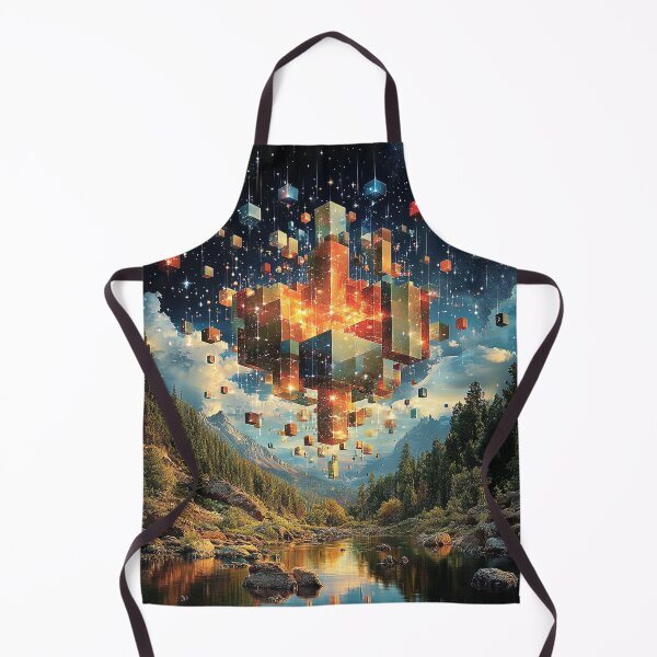 Item preview, Ephemeral Datafall: A Cosmic Cascade of Information designed and sold by bloorose.