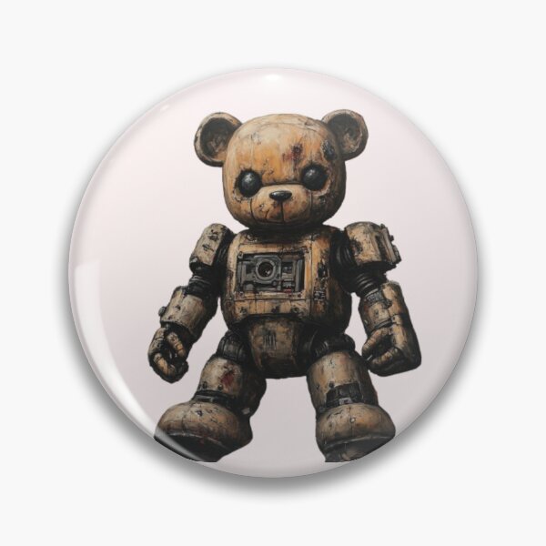 Item preview, Robot Teddy Bear – Sci-Fi Fantasy Cute Mech Creature Design designed and sold by Designflex90.
