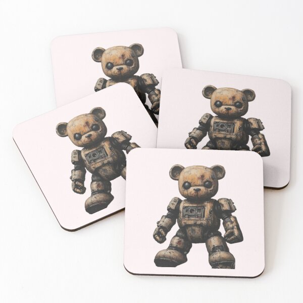 Item preview, Robot Teddy Bear – Sci-Fi Fantasy Cute Mech Creature Design designed and sold by harmzk90.