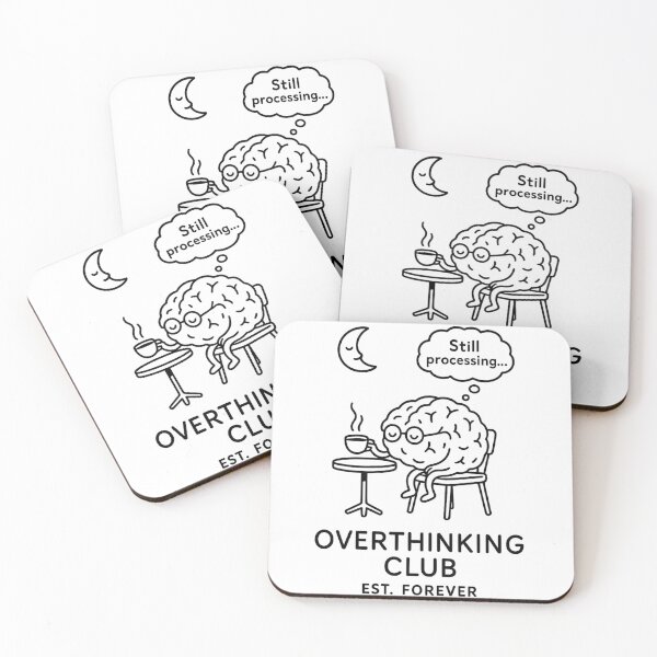 Item preview, Overthinking Club designed and sold by ahmed-elk.