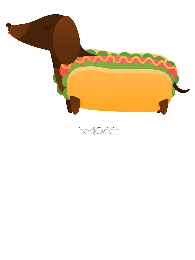 Wiener dog outlet in a bun