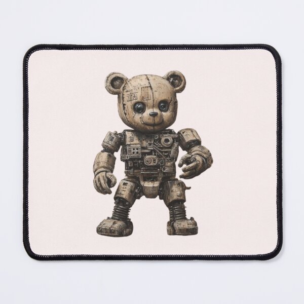 Item preview, Robot Teddy Bear – Sci-Fi Fantasy Cute Mech Creature Design designed and sold by harmzk90.