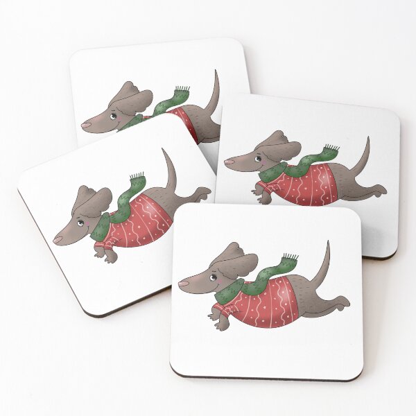 Item preview, Cute Little Christmass Dachshund designed and sold by myFox.