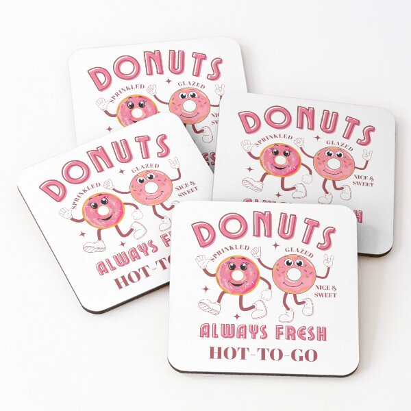 Item preview, Donuts Hot & Fresh Qurky Sweet Treat on the Go - Foodie Simple Design designed and sold by BeaverFriends.