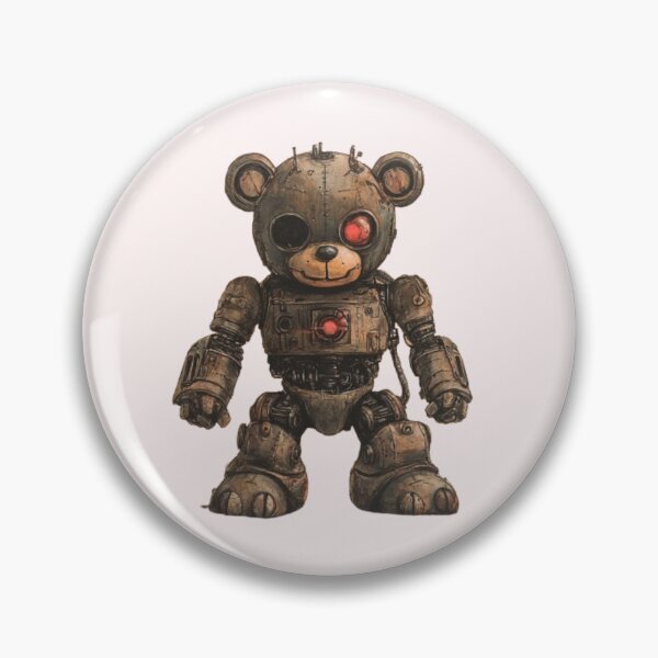 Item preview, Robot Teddy Bear – Sci-Fi Fantasy Cute Mech Creature Design designed and sold by harmzk90.