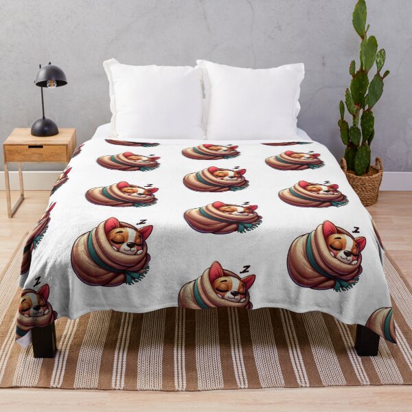 Item preview, A small dog wrapped up like a burrito designed and sold by Arun Fernando.