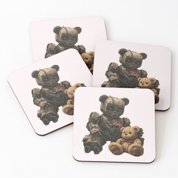 Item preview, Robot Teddy Bear – Sci-Fi Fantasy Cute Mech Creature Design designed and sold by harmzk90.