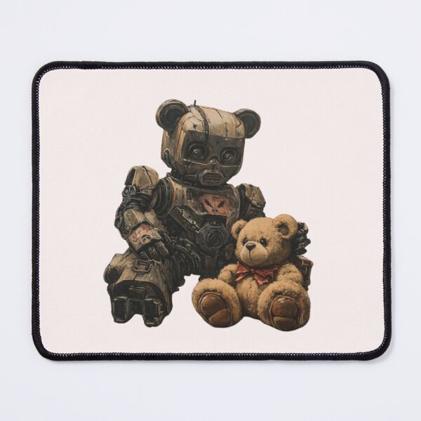 Item preview, Robot Teddy Bear – Sci-Fi Fantasy Cute Mech Creature Design designed and sold by harmzk90.
