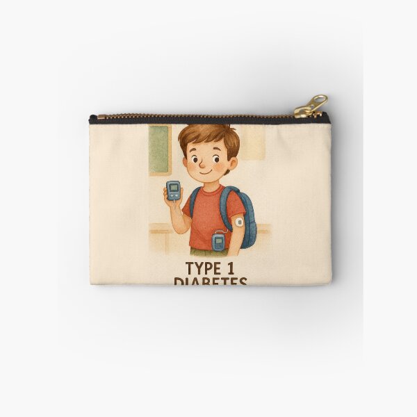 Item preview, Type 1 Diabetes Awareness Boy Illustration designed and sold by Lacritsa .