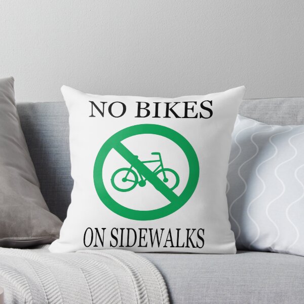 Item preview, NO BIKES ON SIDEWALKS designed and sold by utterhysterics.