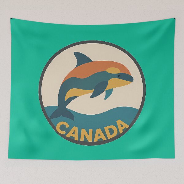 Item preview, Colourful Canadian Orca designed and sold by Orca Chuckle Studios.