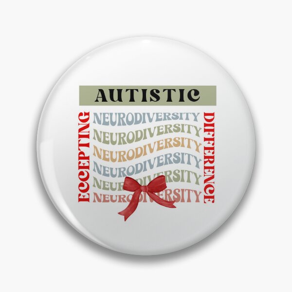 Item preview, Neurodiversity, Accepting Autistic Difference Autism Coquette Bow Design designed and sold by Raise2Shine.