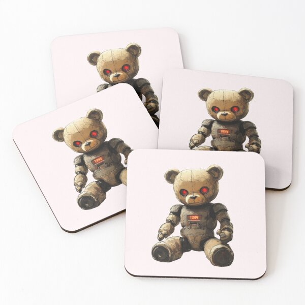 Item preview, Robot Teddy Bear – Sci-Fi Fantasy Cute Mech Creature Design designed and sold by harmzk90.