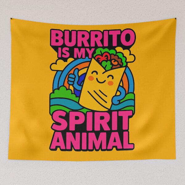 Item preview, Funny Burrito Shirt – Burrito Is My Spirit Animal Tee designed and sold by Cheeky Companions.