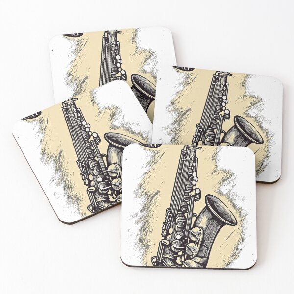 Item preview, Jazz Inspired Saxophone Design 3 designed and sold by SparroCreative.