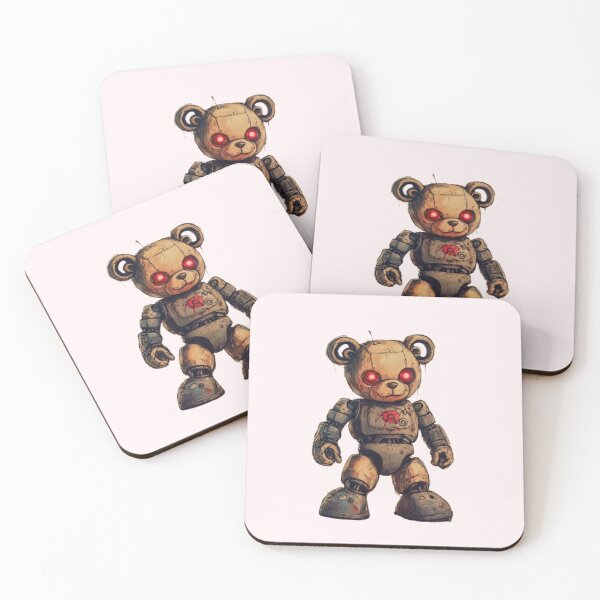 Item preview, Robot Teddy Bear – Sci-Fi Fantasy Cute Mech Creature Design designed and sold by harmzk90.