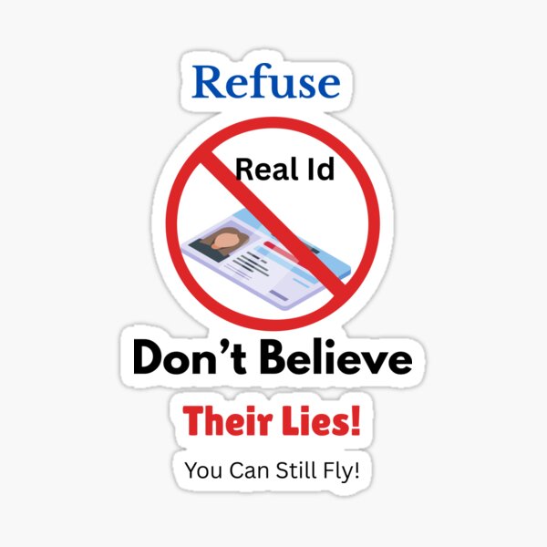 Item preview, Refuse Real ID designed and sold by PRBloem.
