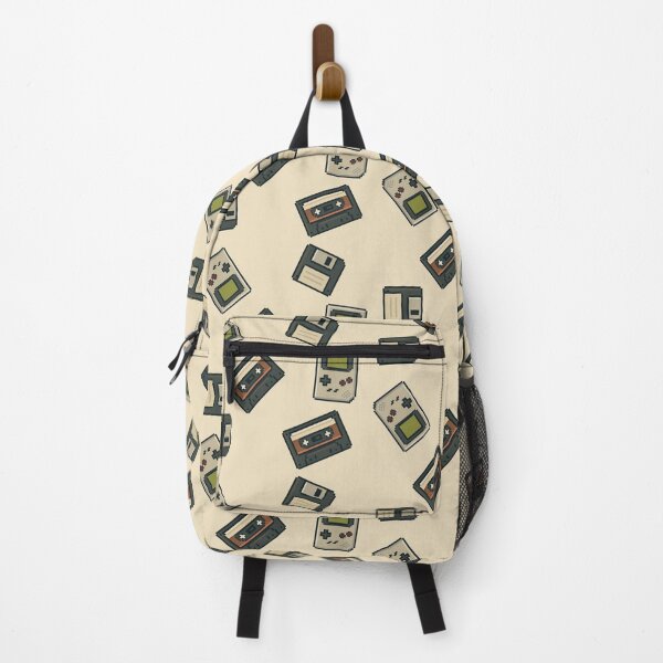 Item preview, Retro Pixel Tech Stack – Floppy, Handheld Console & Cassette Art designed and sold by Iba.