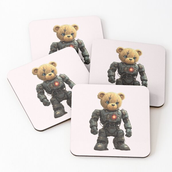 Item preview, Robot Teddy Bear – Sci-Fi Fantasy Cute Mech Creature Design designed and sold by harmzk90.