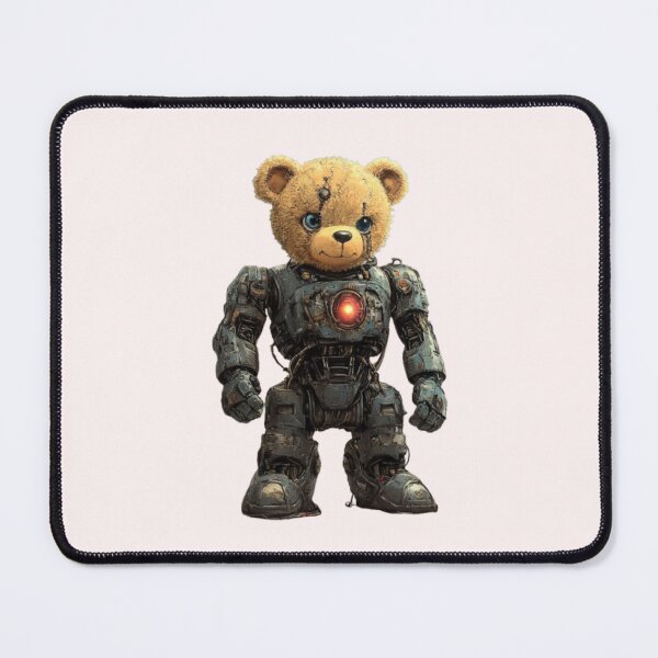 Item preview, Robot Teddy Bear – Sci-Fi Fantasy Cute Mech Creature Design designed and sold by harmzk90.