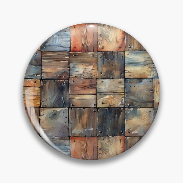 Item preview, Weathered Wood Block Mosaic designed and sold by NTGUILTY.
