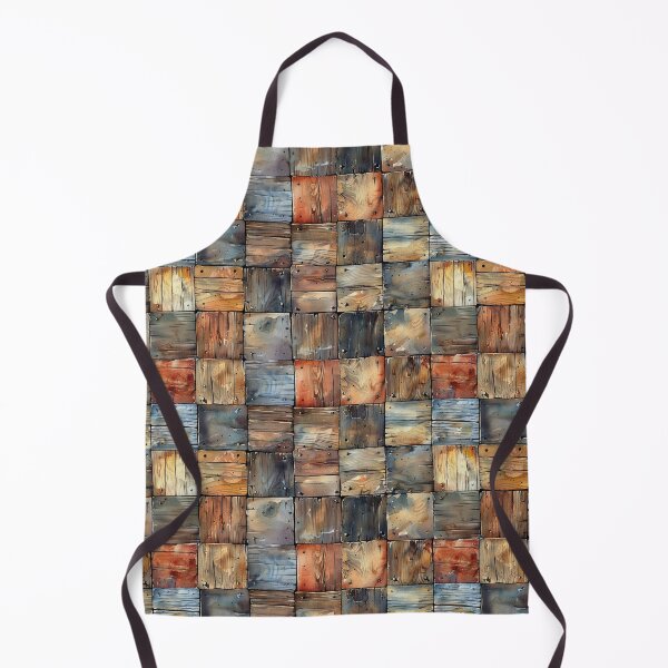 Item preview, Weathered Wood Block Mosaic designed and sold by NTGUILTY.