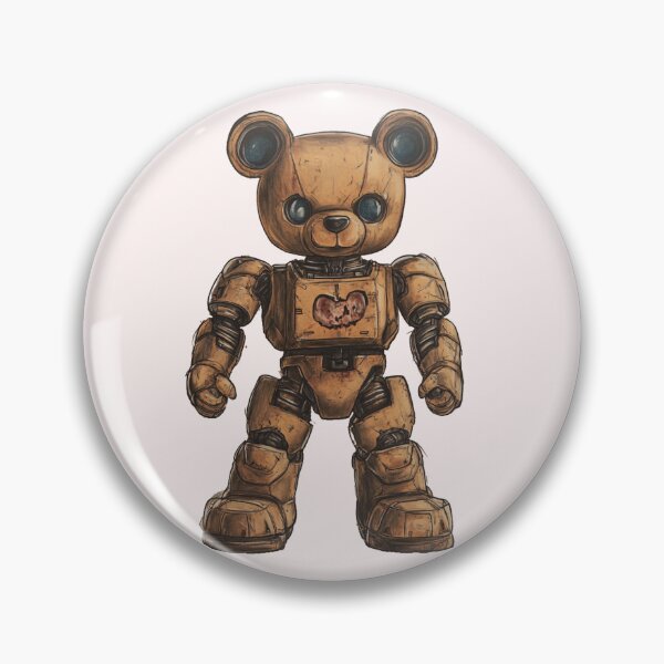 Item preview, Robot Teddy Bear – Sci-Fi Fantasy Cute Mech Creature Design designed and sold by harmzk90.