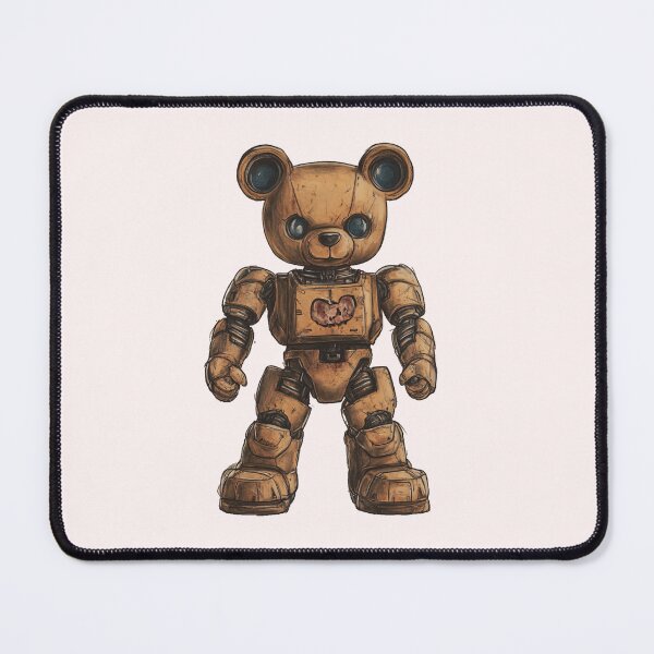 Item preview, Robot Teddy Bear – Sci-Fi Fantasy Cute Mech Creature Design designed and sold by harmzk90.
