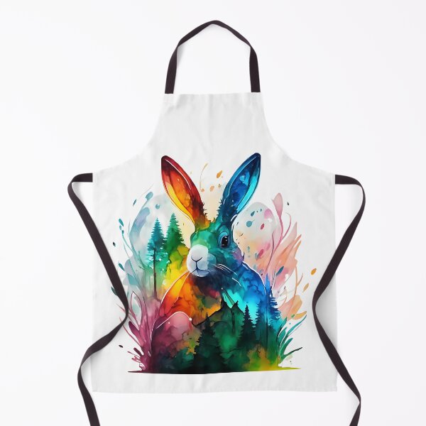 Item preview, Colorfull Easter bunny happy holidays designed and sold by Ann Miu Deluxe.