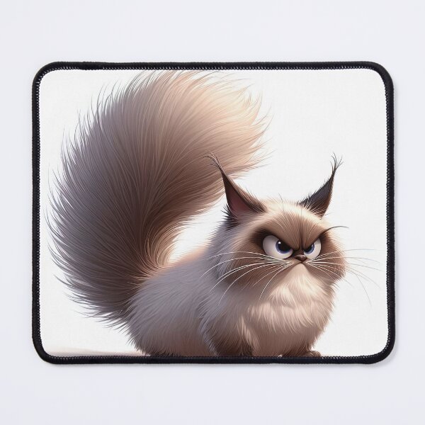 Item preview, Feline Fury: The Grumpy Guardian designed and sold by bloorose.