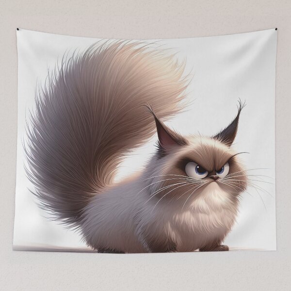 Item preview,  Feline Fury: The Grumpy Guardian designed and sold by bloorose.