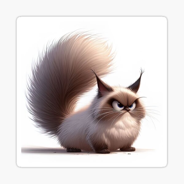 Item preview,  Feline Fury: The Grumpy Guardian designed and sold by bloorose.