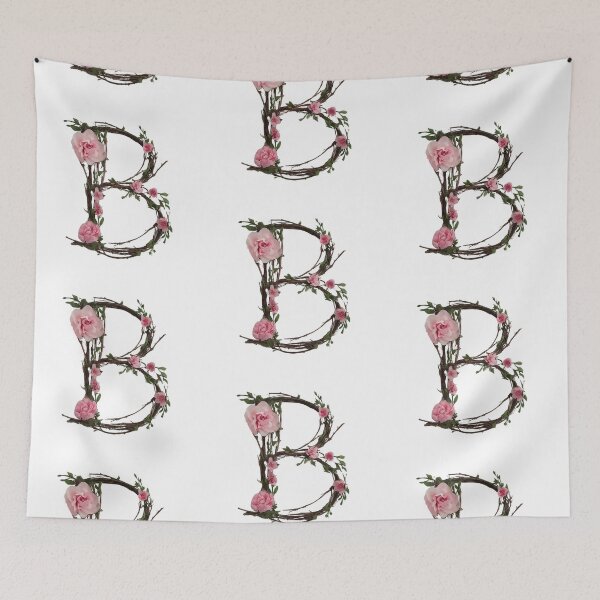 Item preview, Stunning Floral Letter B - Elegant Alphabet Art for Home Decor 2 designed and sold by Psycho-Crazy.